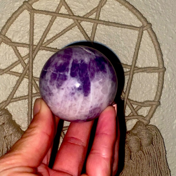 Lepidolite Crystal Ball - Picture 4 of 4